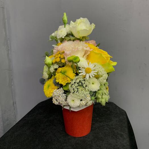 Композиция цветочный фонтан