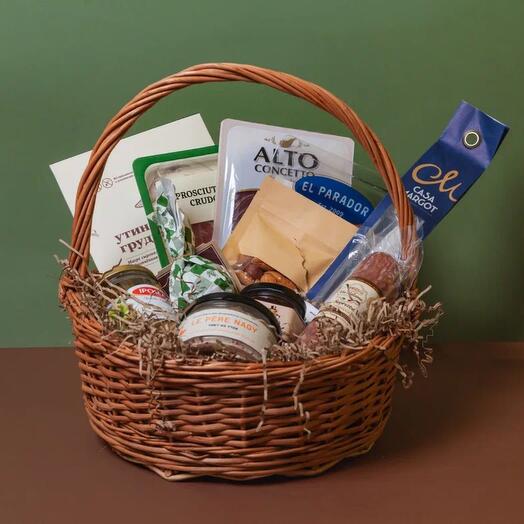 Подарочная корзина «Мясной ажиотаж»