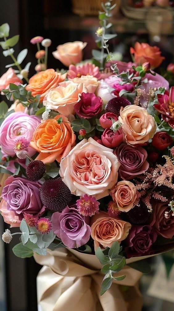 Элегантная цветочная композиция 💮