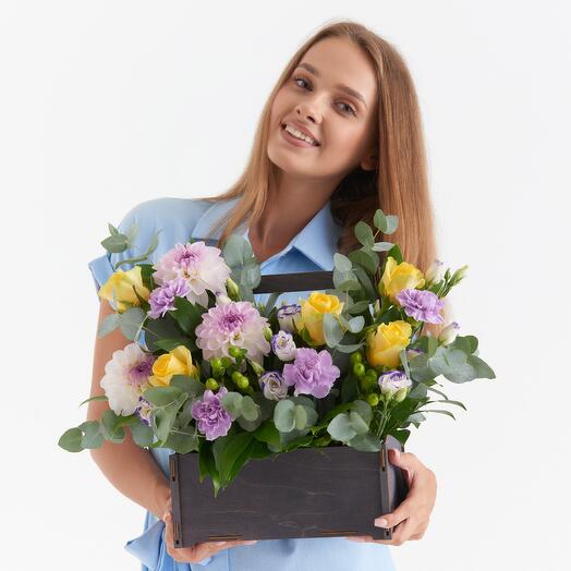 Композиция в ящике Этель