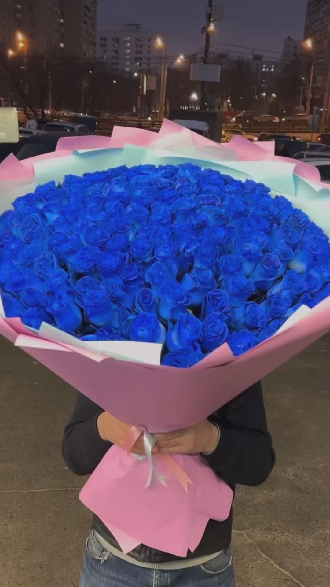 Bouquet of 1001 roses for a fairytale gift 🌹