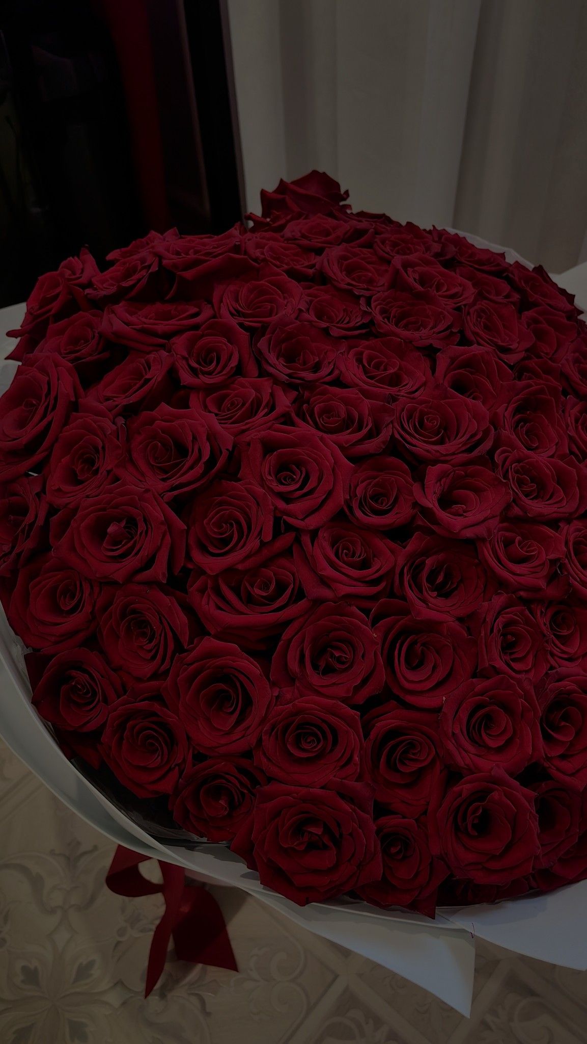 Букет из 101 розы для особых моментов 🌹