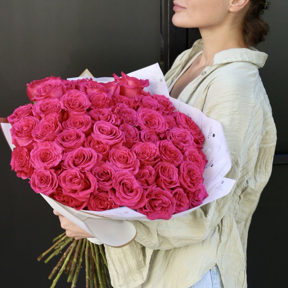 31 pink roses