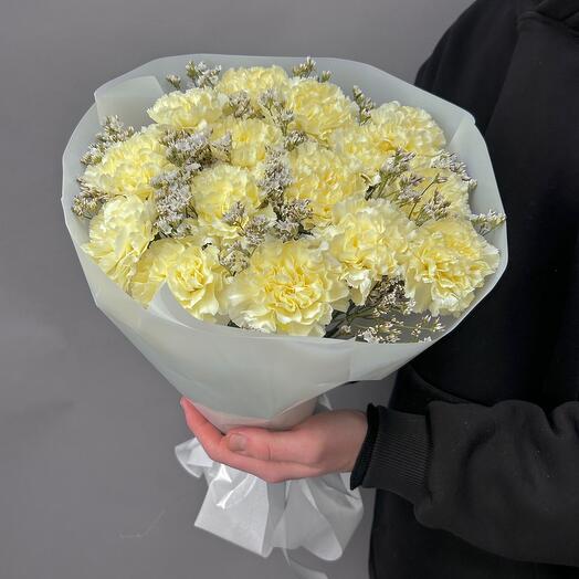 Лимонный крем🍋(диантусы и лимониум)