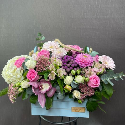 Композиция  в ящике