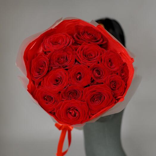 Букет роз Бордо 15