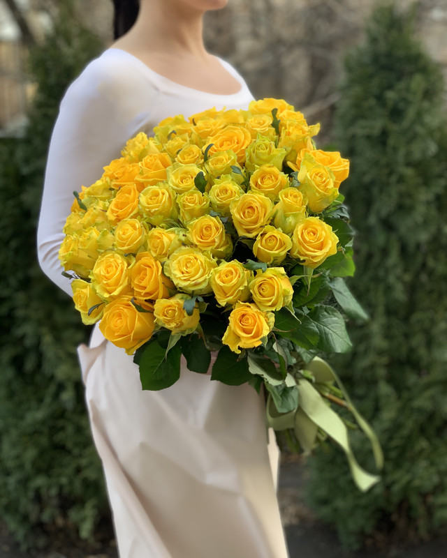 51 yellow roses