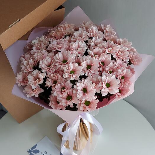 Букет Розовые ромашки - М. Invaza