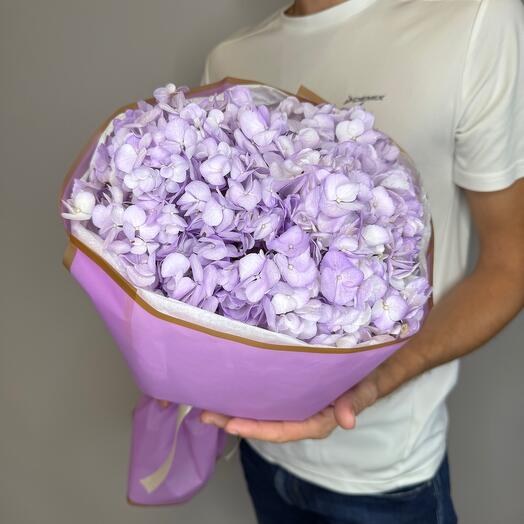 Lavender hydrangea bouquet