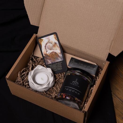 Набор подарочный коробка "ТИШИНЫ"