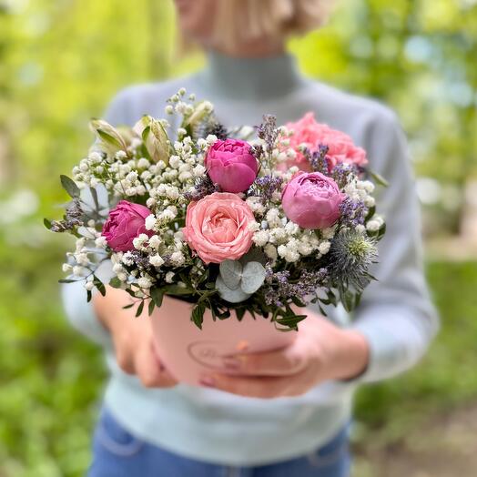 Цветы в коробке 6