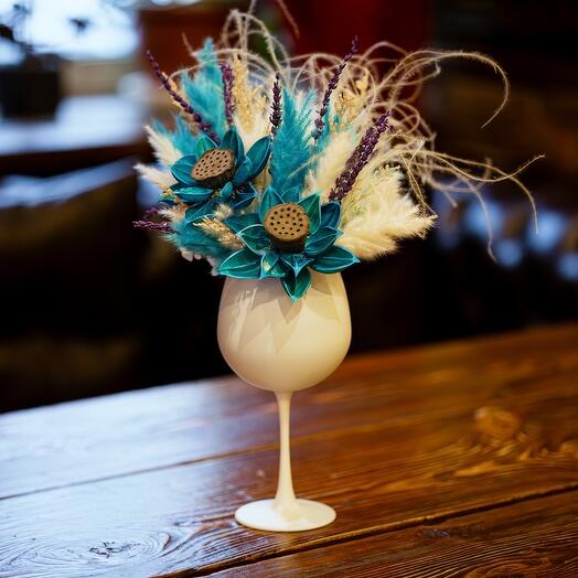 Композиция для интерьера «Tiffany blue»