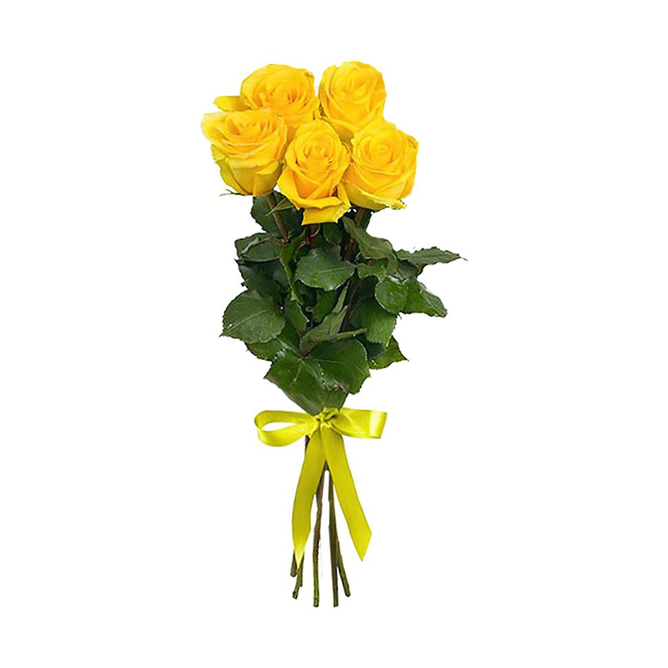 9 yellow roses