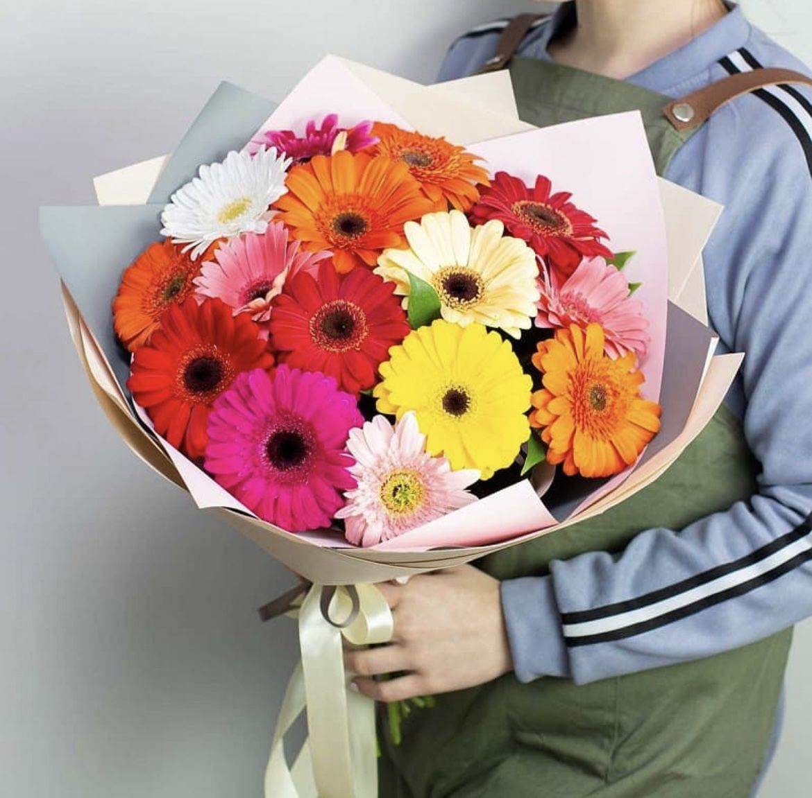 15 gerberas