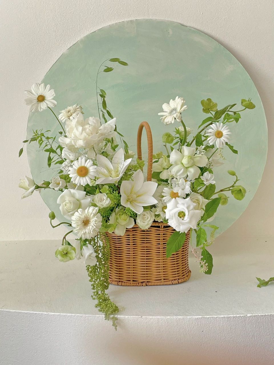 Летняя корзина с цветами 🌞