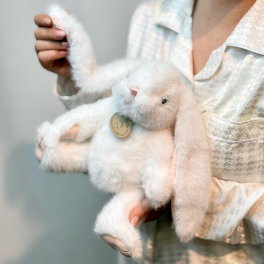 Soft toy "White Bunny" 💫