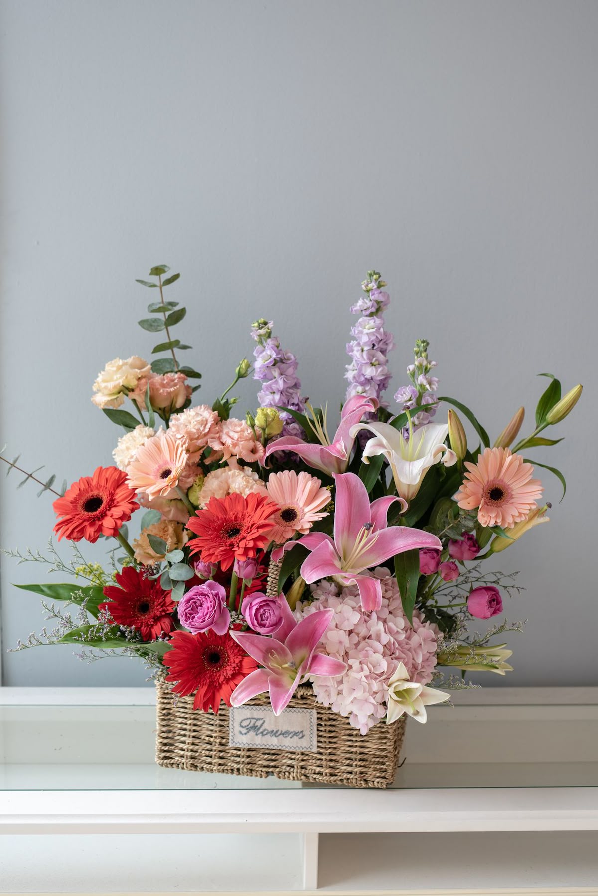 Уютная цветочная корзина 🌺