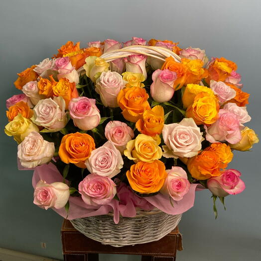 75 -fragrant rose basket