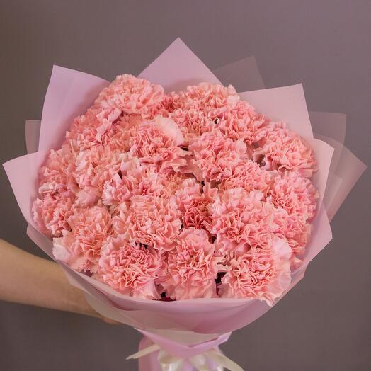 Bouquet of pink dianthus 25pcs