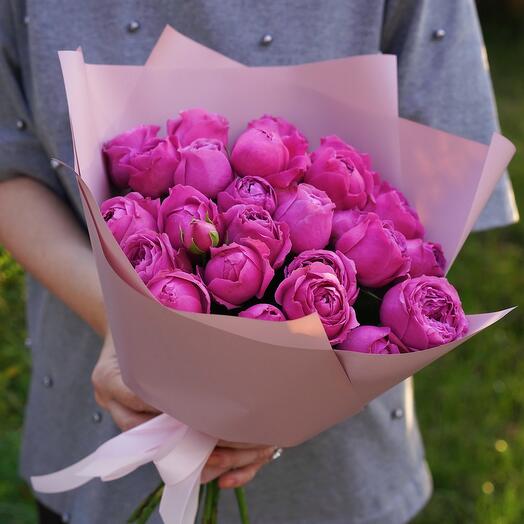 Bouquet of pionivate rose Misty Babble 11 branches