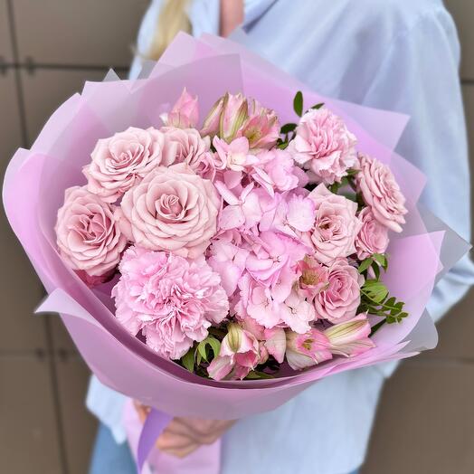 Bouquet "Pink sunset"