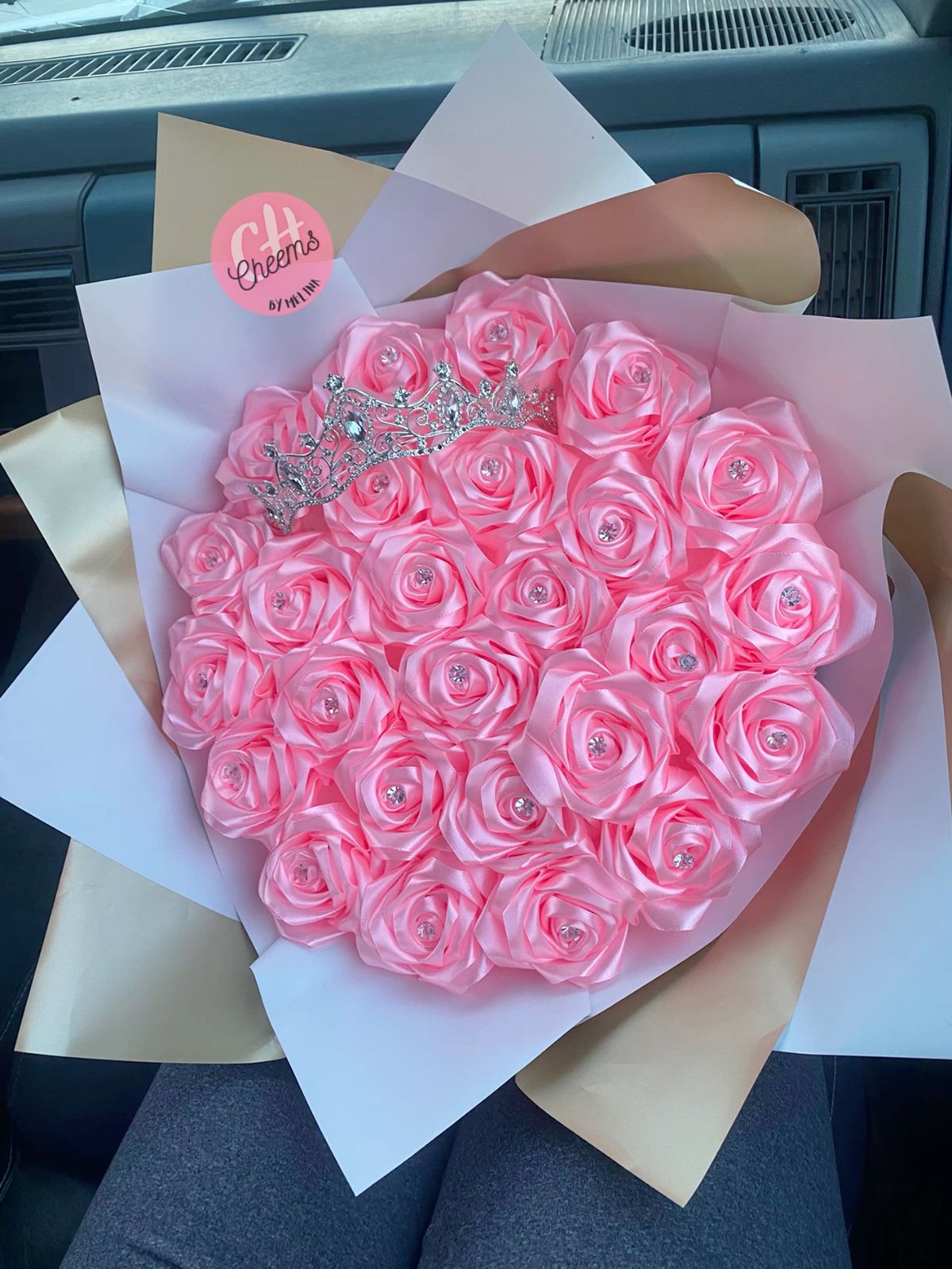 31 pink roses