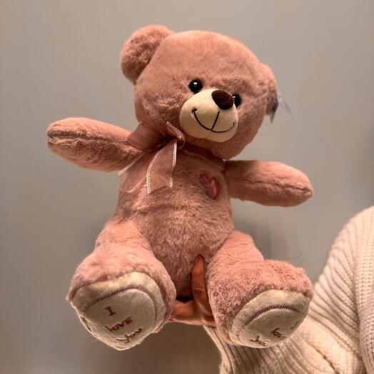 Pink bear 30 cm
