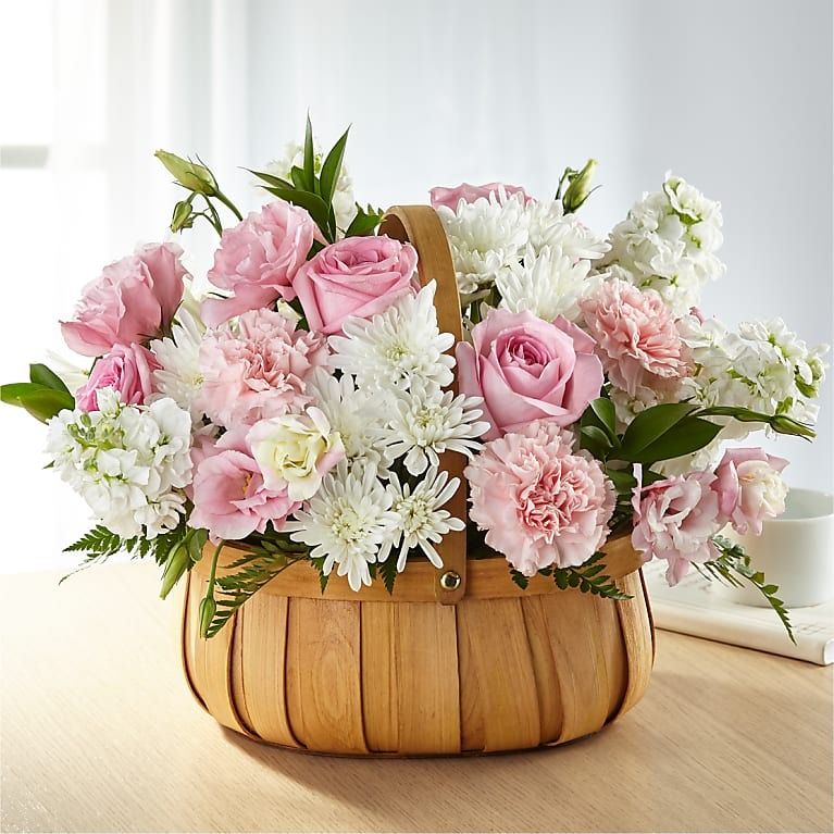 Летняя корзина с цветами 🌞