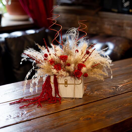 Dry -flowers decor "Elegance"