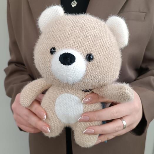 Toy soft bear, 23 cm, named Potap from the Funny collection