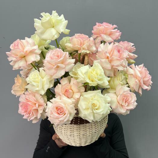 00342 Французские розы 29 шт