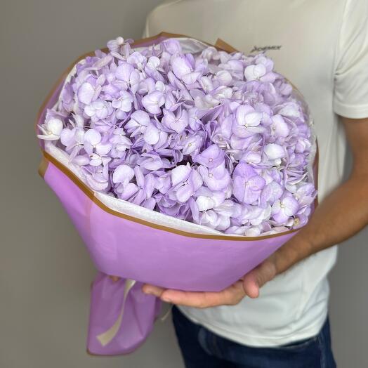 Lavender hydrangea bouquet