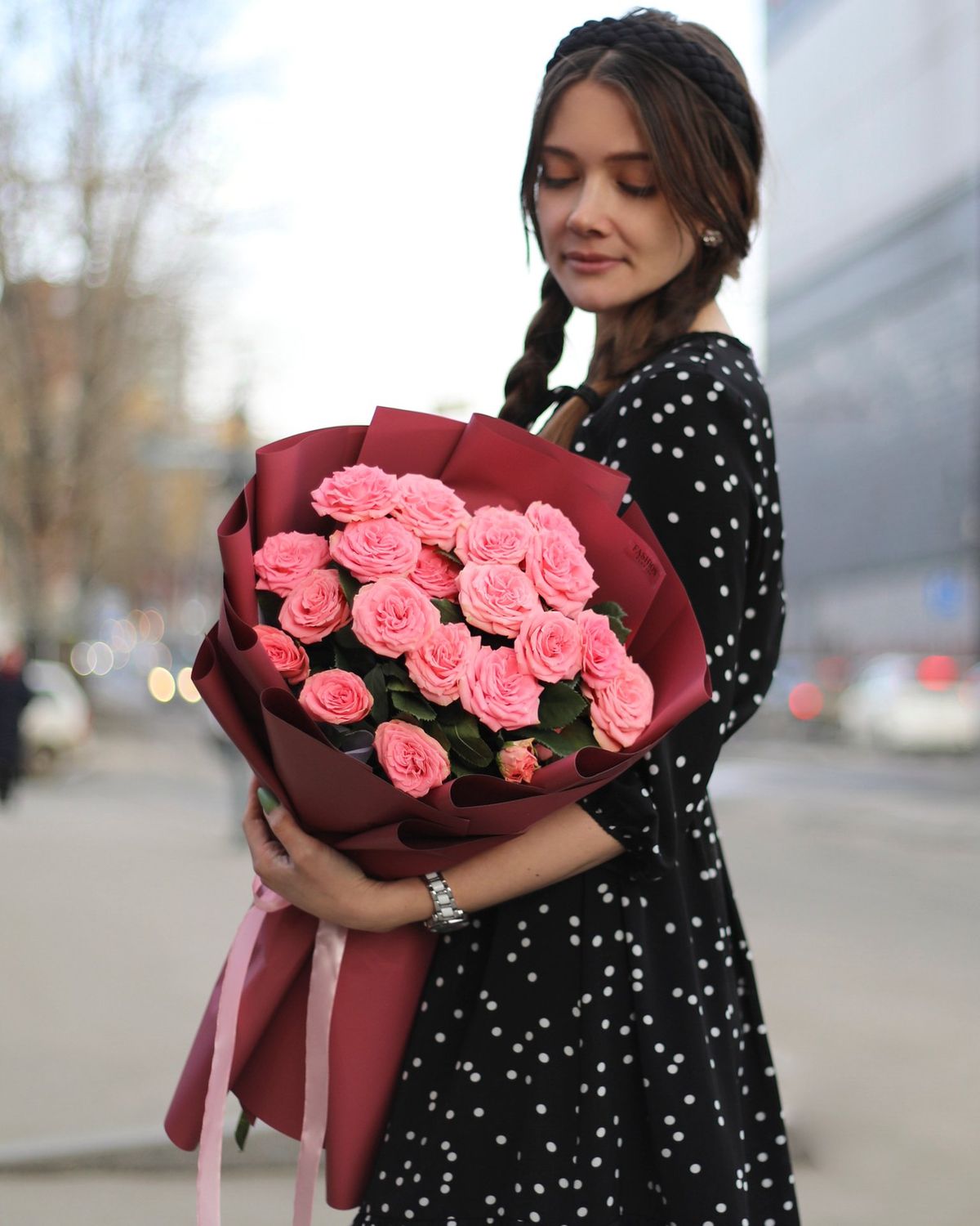 Tender mono bouquet 🌹