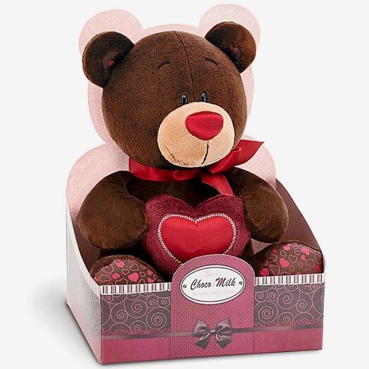 Toy college bear "Choko Milk"