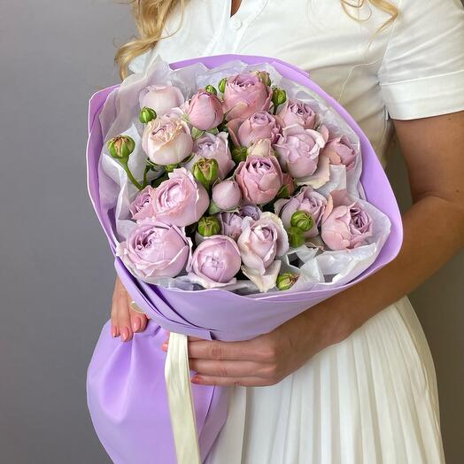 Кустовые розы Лавандовые 7