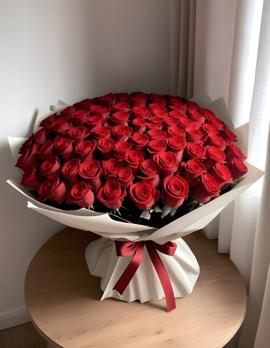 31 red roses