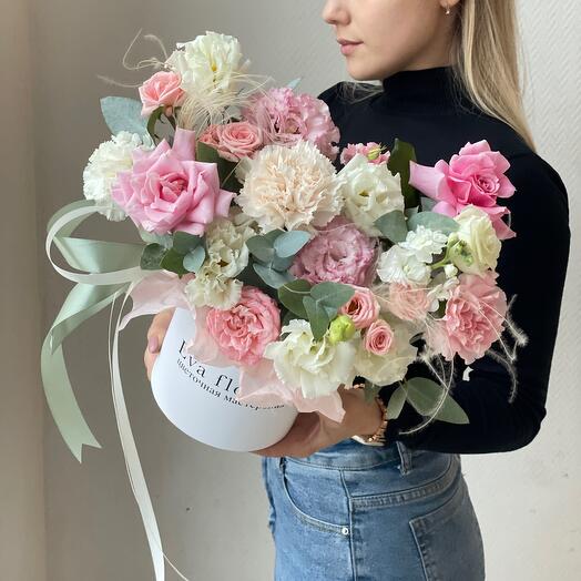 Delicate flowers in the box