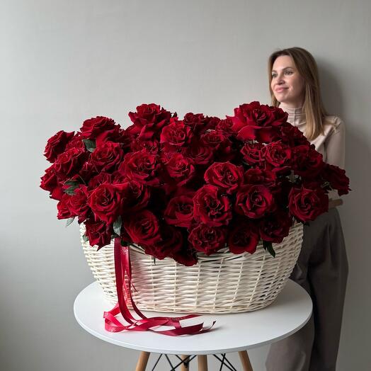 Basket 101 French rose