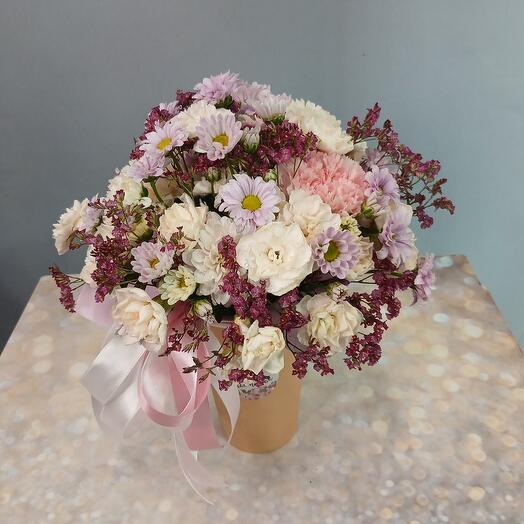 Composition in a glass, compliment