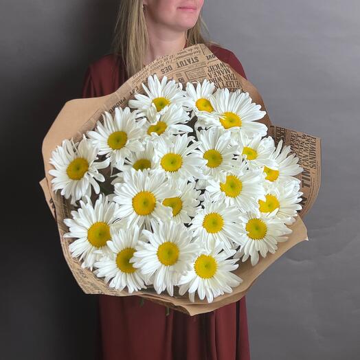 Ромашки 21шт. Букет F067 Цветы Столицы