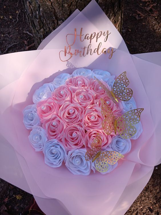 25 Pink Roses 50 cm Premium 🌹