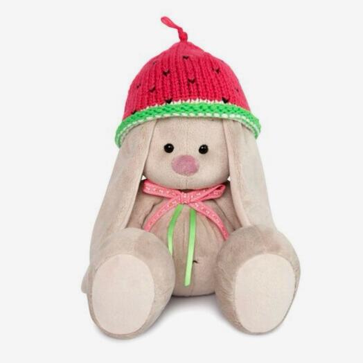 Зайка Ми в шапочке Арбузик