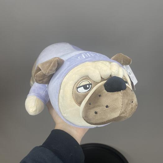 Soft toy "Pug in a blouse"