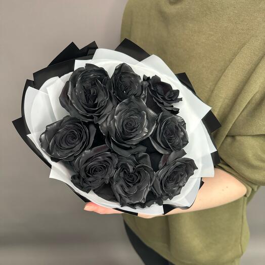 Черные розы 9 🖤