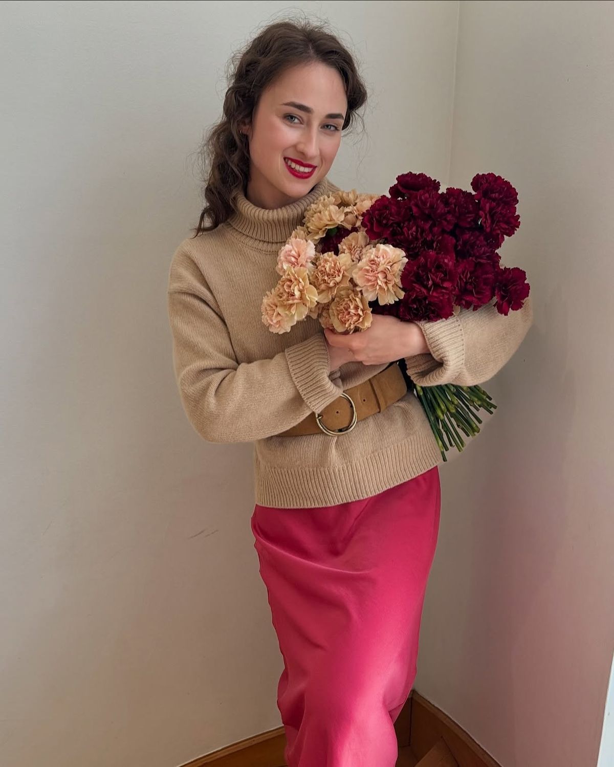 Романтичный моно букет 💐