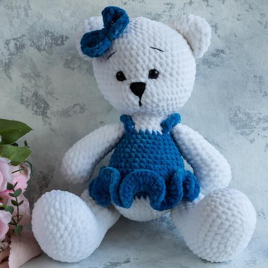 Плюшевый мишка Снежка