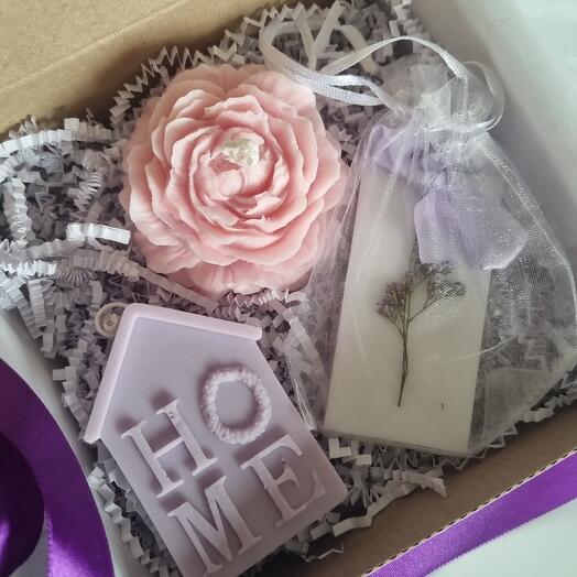 Набор (1). Свечи и ароматическое саше