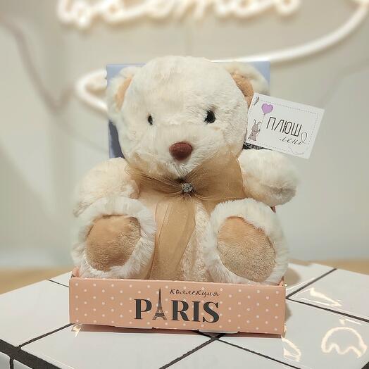 Toy soft bear Danny with crystal