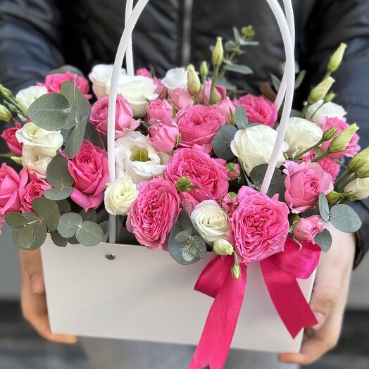 Кустовая Роза с эустомой