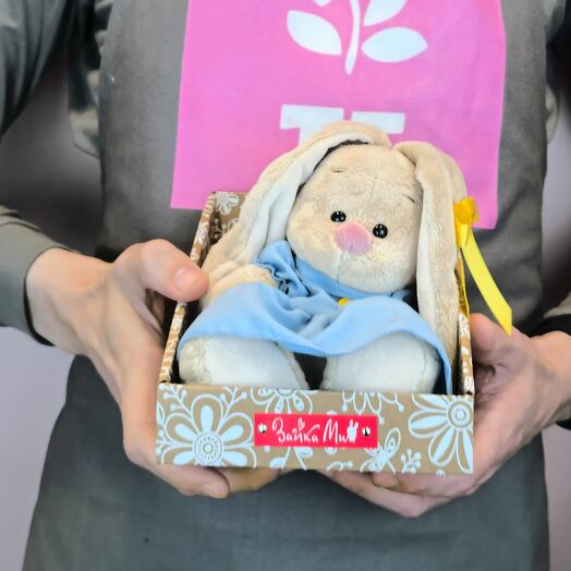 Зайка Ми в голубом платье (малыш)